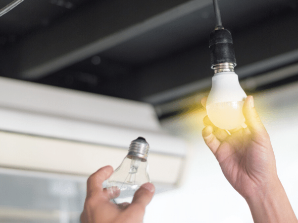 Change your light bulbs 