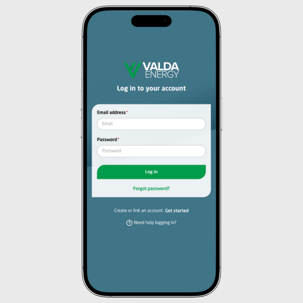 Valda Energy Customer Portal Login