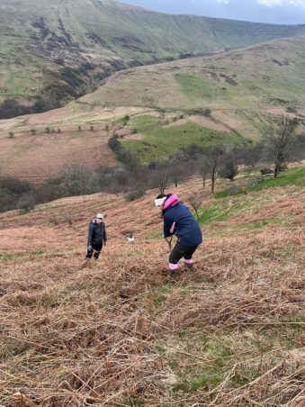 Valda Employees clearing out Braken